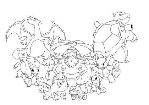 In this game, you will meet pikachu who is one of the first generation of pokémon games. kleurplaat 3 starters - 28 afbeeldingen