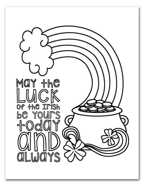 Welcome to our coloring book pages! St. Patrick's Day Coloring Pages | Coloring pages, St ...