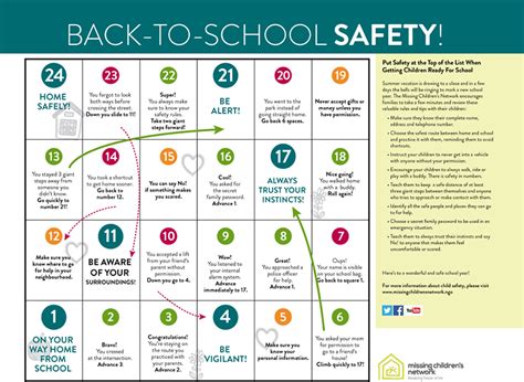 Back To School Safety Game Missing Childrens Network