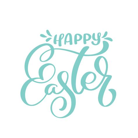 Happy Easter Hand Drawn Calligraphy And Brush Pen Lettering 371450