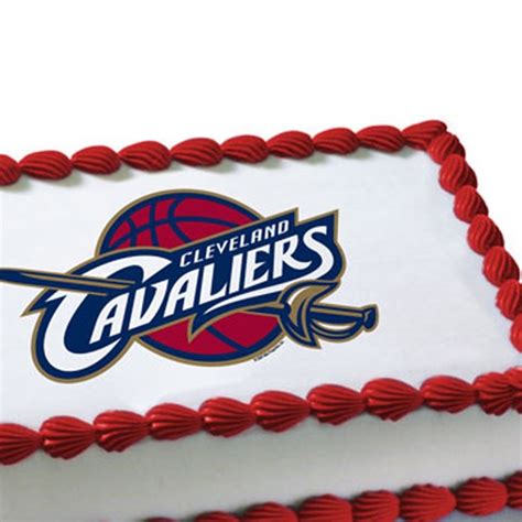 Nba Cleveland Cavaliers Edible Image Cake Bolos De Aniversário Bolo