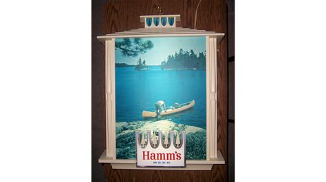 Hamms Beer Large Lighted Sign 30x21x5 M208 Davenport 2017