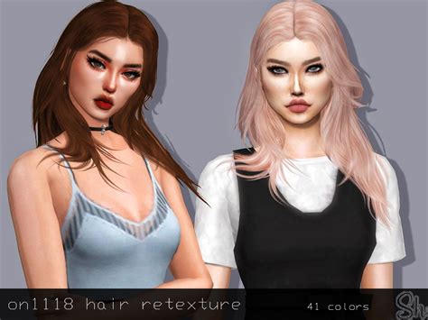 The Sims Resource On1118 Hair Retexture