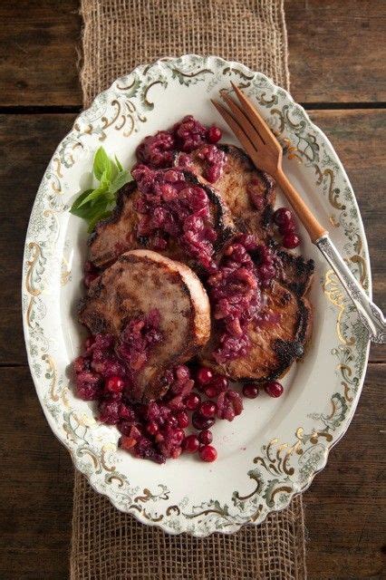 Preheat oven to 350 degrees f. Pork Chops with Cranberry Mustard Sauce | Paula Deen ...