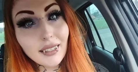 Tattooist Spends £25k On Vampire Barbie Look With Custom Fangs And