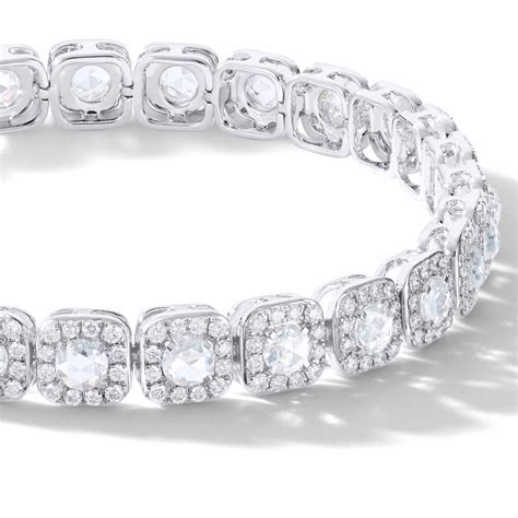 Cushion Diamond Tennis Bracelet I 64facets Fine Jewelry