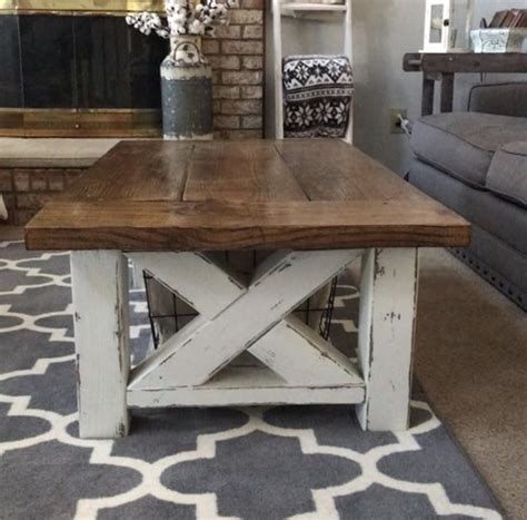 Be that as it may, it can likewise be used as a cutting edge styled table that can make an intriguing look to the room it's utilized in. DIY Chunky Farmhouse Coffee Table - Coffee Table Plans ...