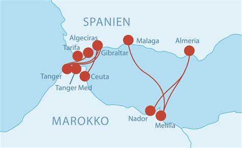 Fähren nach Marokko | Preise & Buchen - Cruise & Ferry Center AG