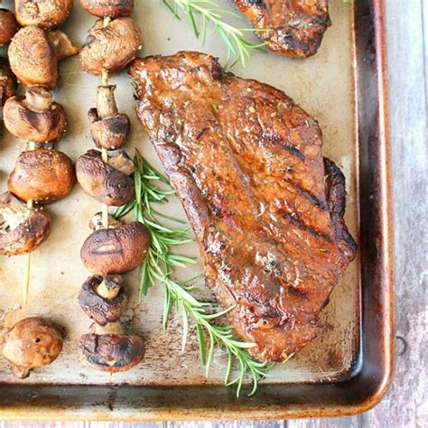Grilled Balsamic Rosemary Steak By Delightfulemade Quick And Easy