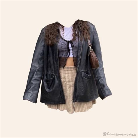 Leather Jacket Mood Clothes Clothes Png Png Outfits Png Polyvore Denim Jacket Leather