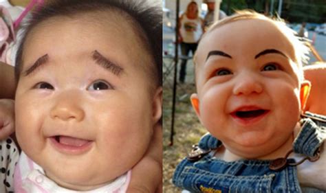 Babies With Eyebrows These 13 Adorable Babies With Funky Eyebrows Will