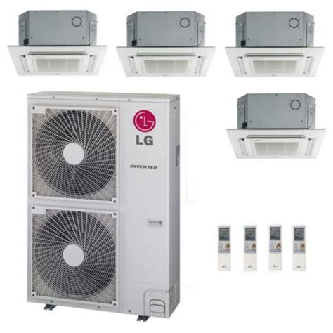 The most important factors when choosing a ductless split air conditioner are btus, number of cooling zones, and installation type. LG 54K BTU Multi F Quad Zone Ceiling-Cassette Ductless ...