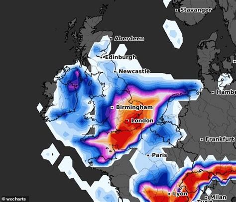 Snow Predictions For The Uk Weather Maps Unveil Locations And Timing