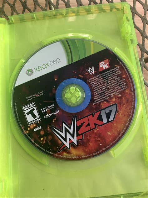 Wwe 2k17 Microsoft Xbox 360 2016 Tested Great Videogame Scratches