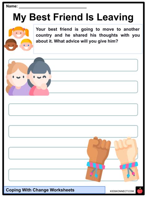 Coping With Change Facts And Worksheets For Kids Kidskonnect