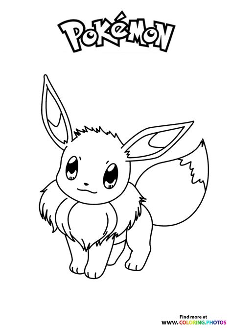 Printable Coloring Pages Pokemon Snow Eevee