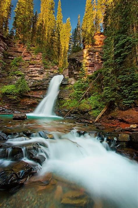South Mineral Creek Falls Beautiful Waterfalls Beautiful Landscapes