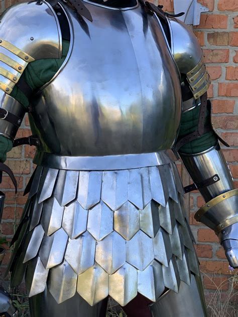 Cuiras With Scale Skirt Medieval Armor Fantasy Armor Historical Armor