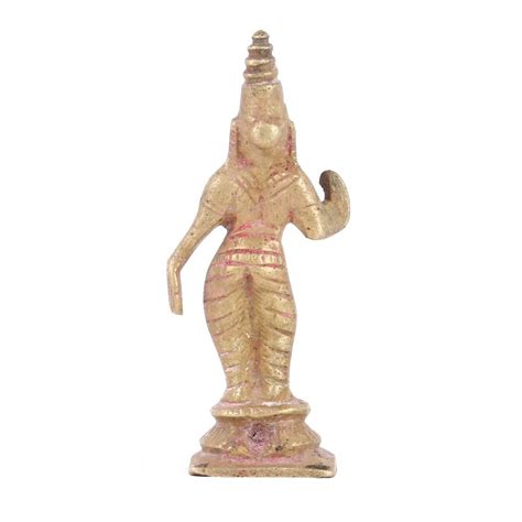 Brass Goddess Madurai Meenakshi Statue