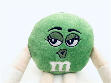 Mandms World Green Ms Plush Toy Stuffed 9 Ebay