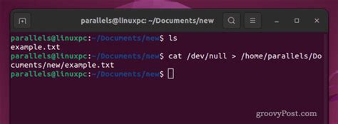 How To Empty A File In Linux
