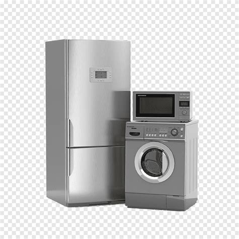 Three Assorted Gray Home Appliances Home Appliance Washing Machine