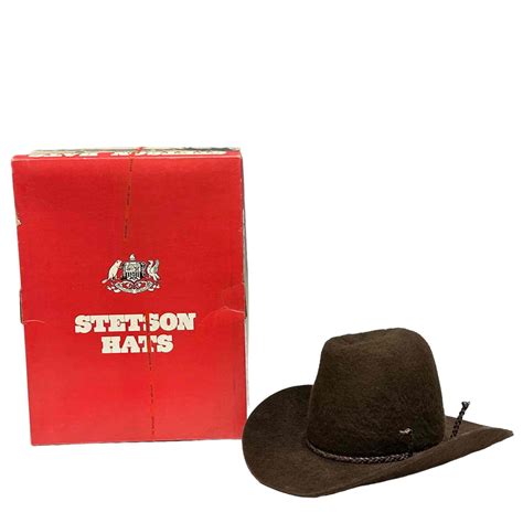 At Auction Vintage Stetson Hat With Box