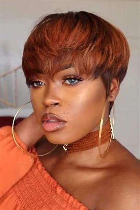 Human Wigs African American Lace Front Bob With Bangs Hair Pieces For
