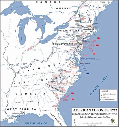 American Revolution Map Worksheets