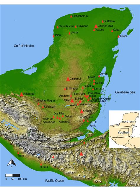 Maya Area Map Climatecultures Creative Conversations For The