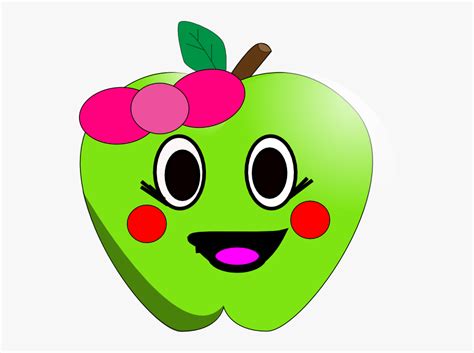 Cute Apple Clip Art Free Transparent Clipart Clipartkey