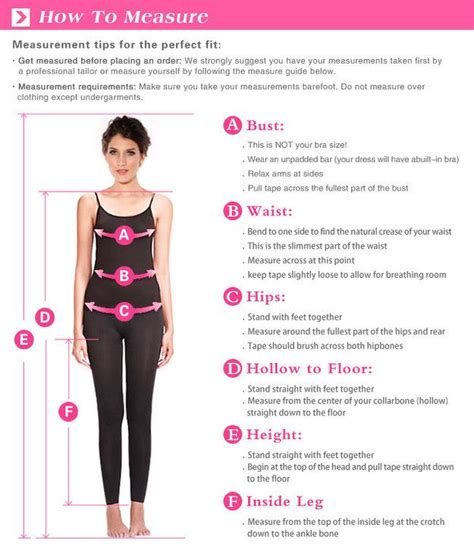 Follow These Guidelines For Full Body Measurements Including Height