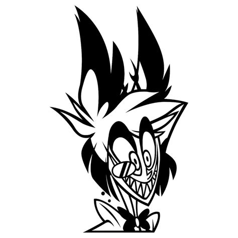 Hazbin Hotel Alastor Decal Etsy Uk