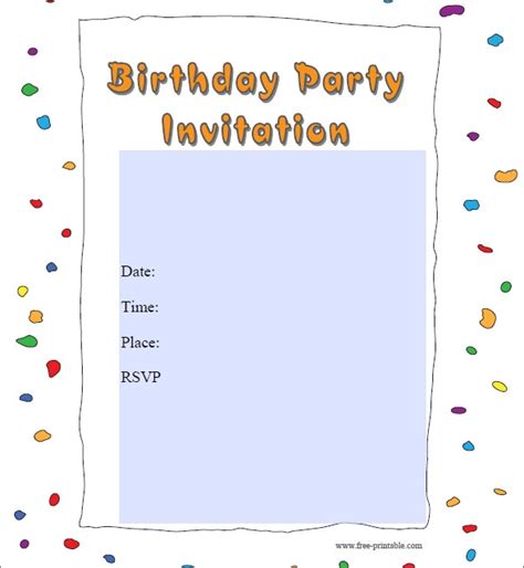 Blank Dance Party Invitation Template Sleepover Party Invitation