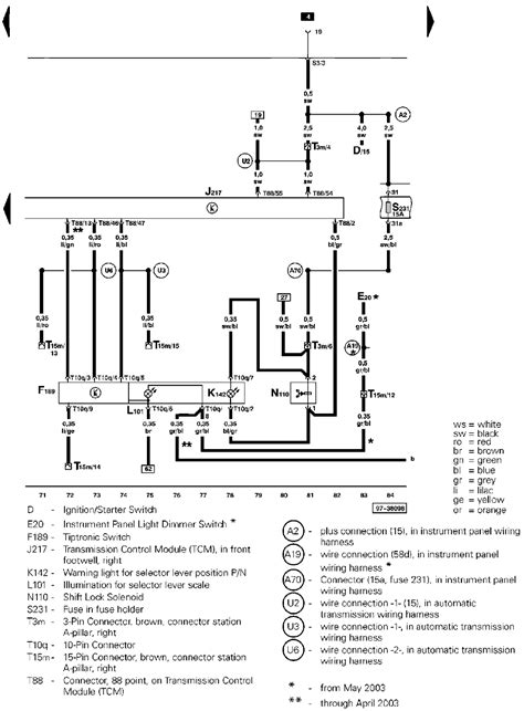 Toyota corolla alternator wiring diagram. Tcm Wiring Diagram 2004 Jetta Tdi