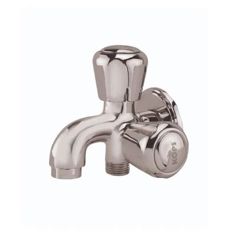 Kops Classic Bib Cock Tap Brass Two Way Tap Or Bathroomkitchen Chrome Finish At Rs 1580piece