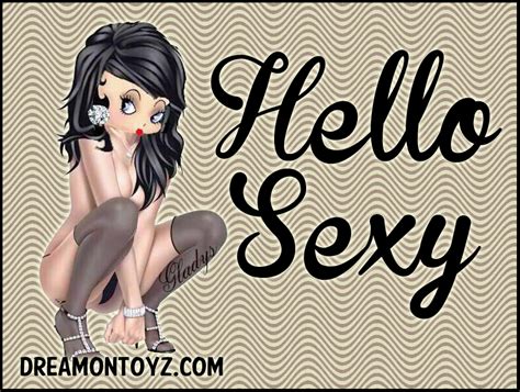 Betty Boop Pictures Archive Bbpa Sexy Betty Boop Hello Greetings