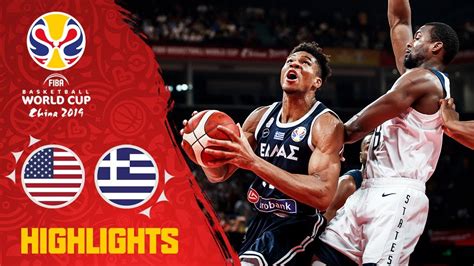 Usa V Greece Highlights Fiba Basketball World Cup 2019 Youtube