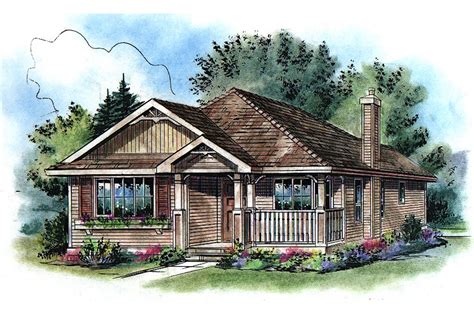 Traditional Style House Plan 2 Beds 2 Baths 1000 Sqft Plan 18 1040