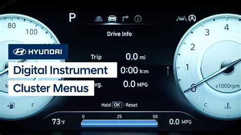 Digital Instrument Cluster Menus Hyundai Hyundai How Tos