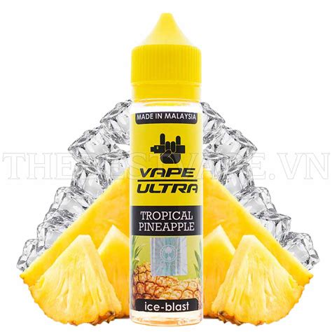 bán tinh dầu vape malaysia pineapple vape ultra 60ml thuốc lá shisha điện tử