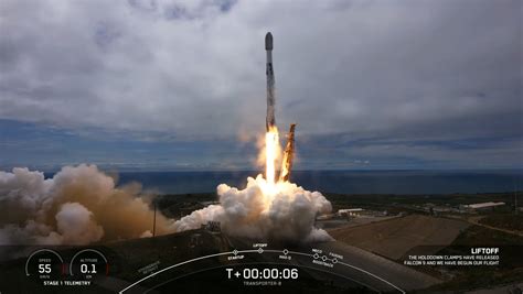 Spacex Transporter 8 Launches 72 Payloads Marking 200th Booster Landing