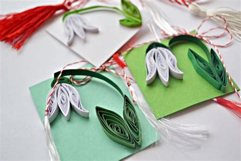 Astea pot fi puse in piept. Targuri de Martisor in 2015 martisoare quilling ghiocei ...
