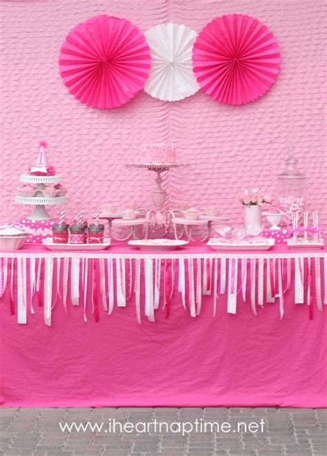24 50 Shades Of Pink Party Ideas Pink Parties Party Party Decorations