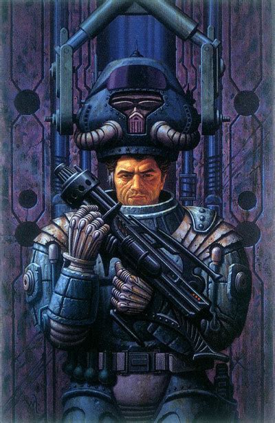 Starship Troopers 1990s Book Cover Illustration Dangerous Universe
