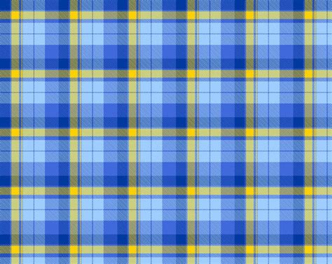 Blue And Yellow Plaid Fabric Plaid Pattern Fabric By The Etsy Uk