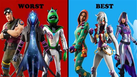 Fortnite Every Season X Skin Ranked Worst To Best Season 10 Skins Youtube