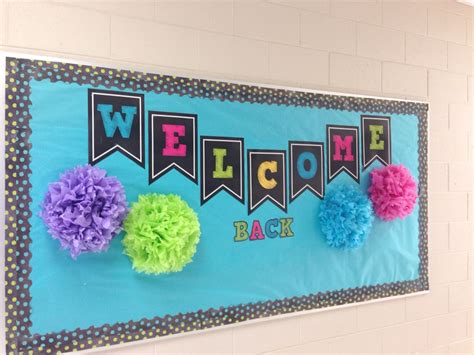 Welcome Back Bulletin Board