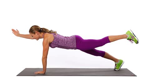 Alternating Two Point Plank Ways To Tone Abs And Stomach Without