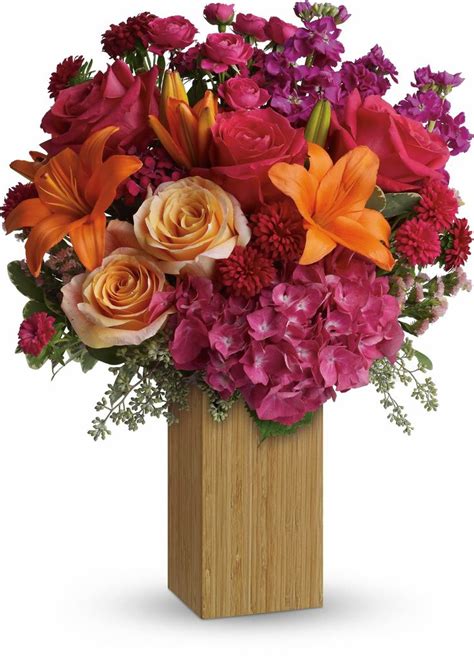 Telefloras Fuchsia Fantasy Flower Delivery Birthday Flowers Bouquet